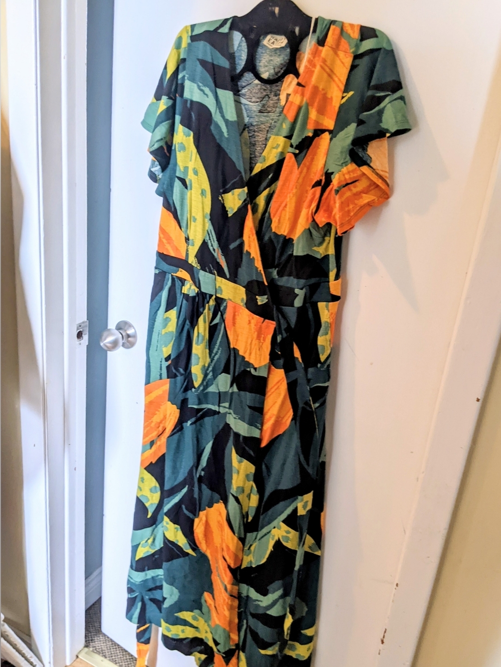 Happy Earth Floral Wrap Dress